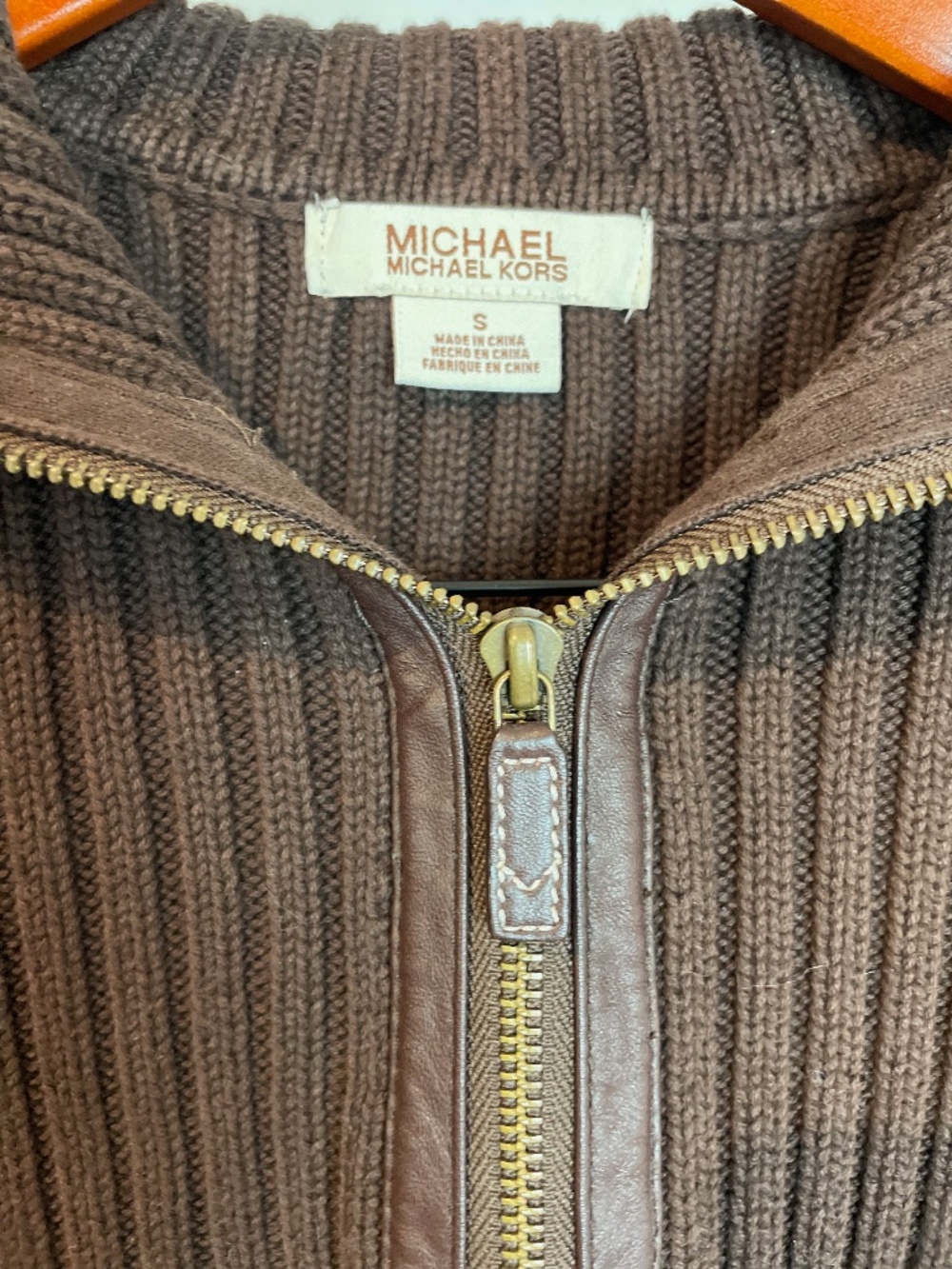 MICHAEL Michael Kors zip up sweater